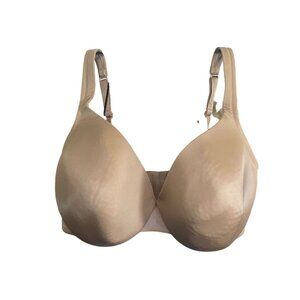 Cacique by Lane Bryant 40DD lightly lined Full Coverage wired bra cafe